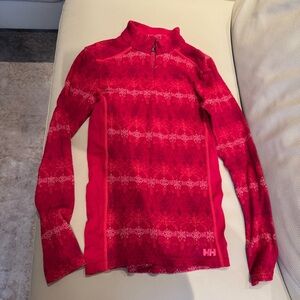 Helly Hansen100% Merino Wool Thermal Base Layer long sleeve Top women M Athletic